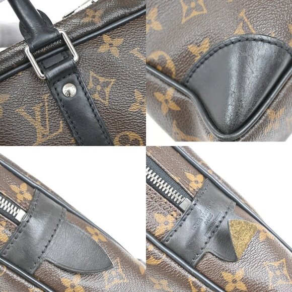 LOUIS VUITTON Porte Documents Voyage Hand Bag Monogram Macassar - Picture 7 of 15